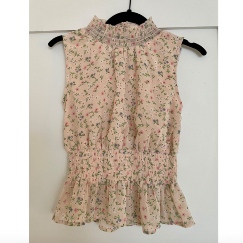 Floral Peplum Top